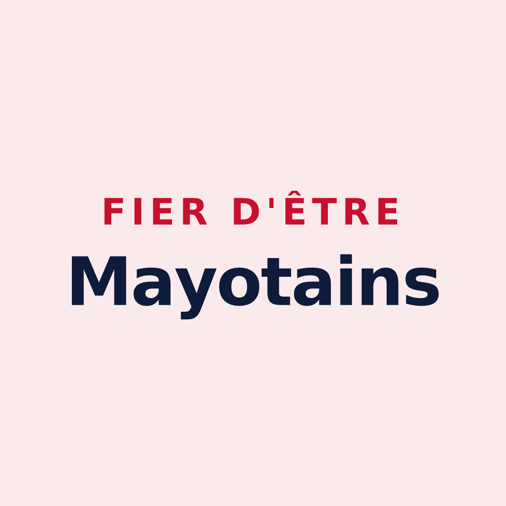 Magnet « Fier d'être Mayotains » — design pour Mayot