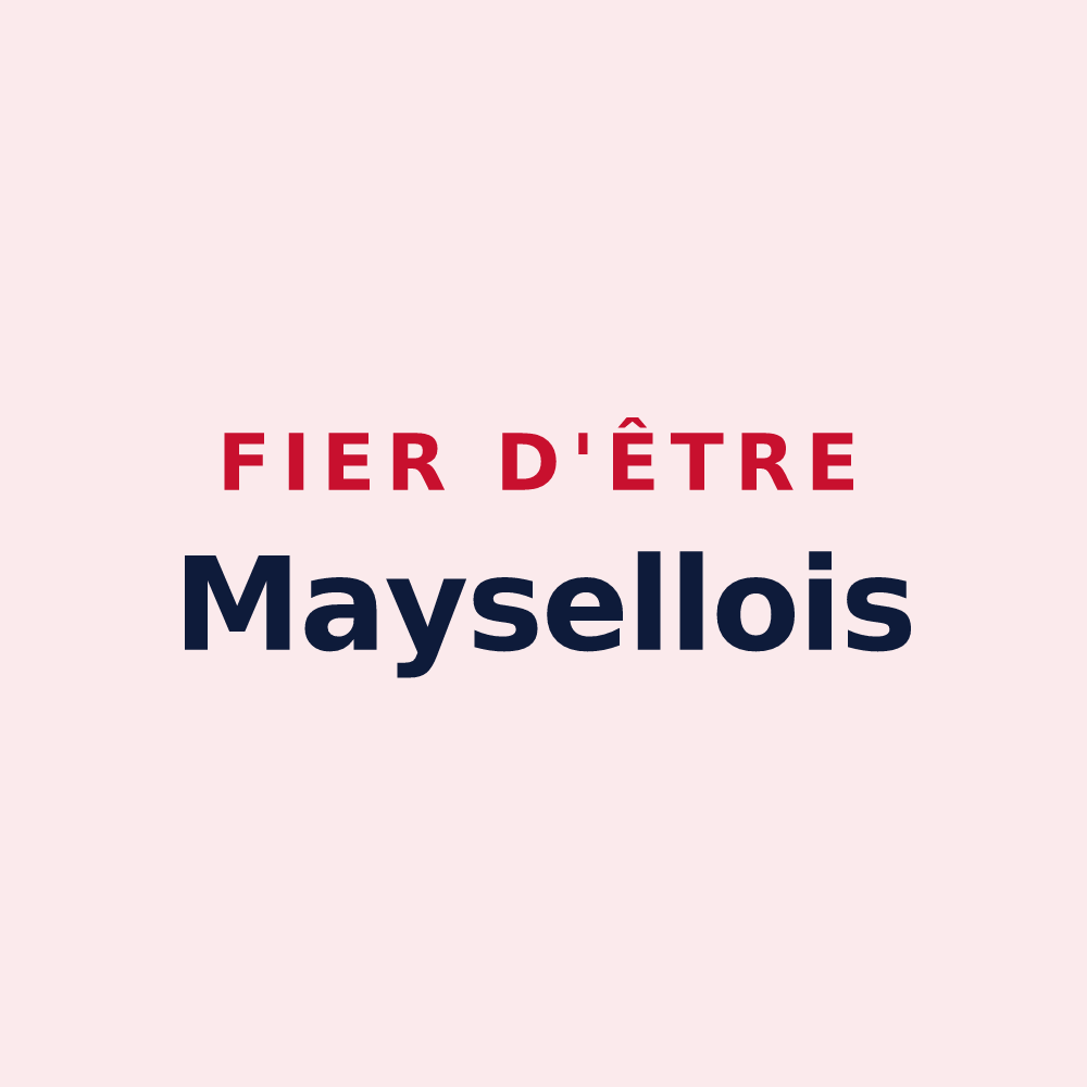 Magnet « Fier d'être Maysellois » — design pour Maysel