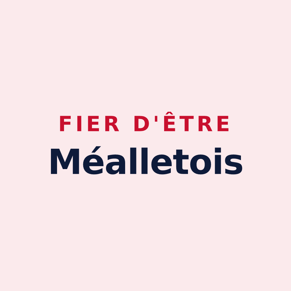 Magnet « Fier d'être Méalletois » — design pour Méallet