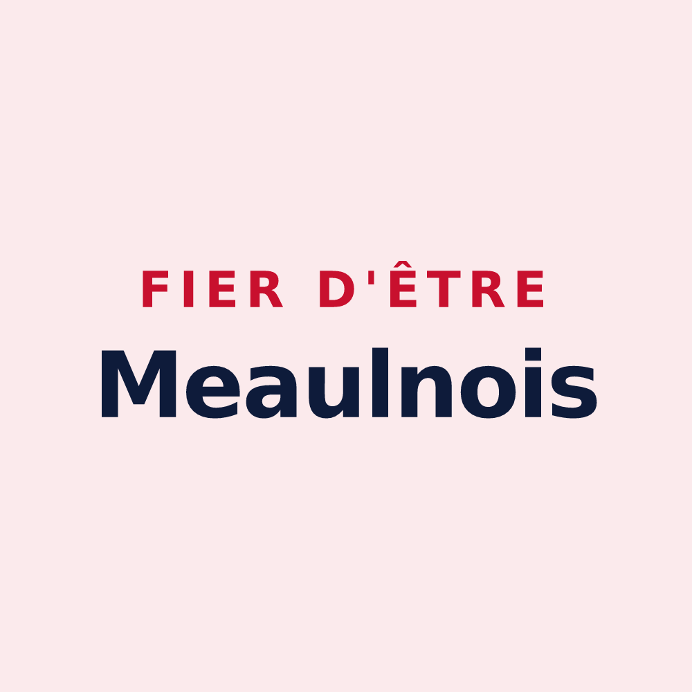 Magnet « Fier d'être Meaulnois » — design pour Meaulne-Vitray