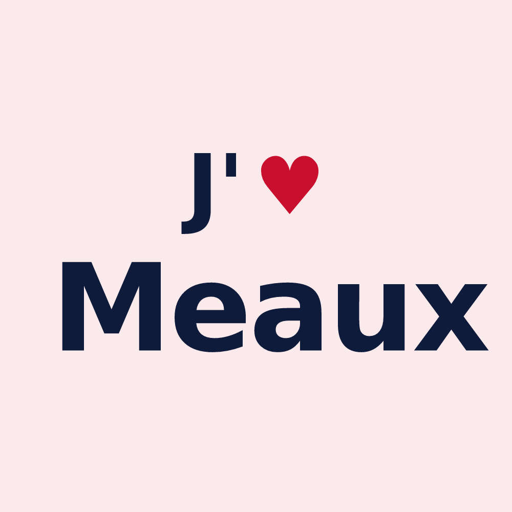 Magnet personnalisé Meaux — design J'aime Meaux