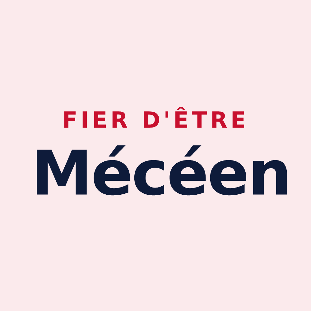 Magnet « Fier d'être Mécéen » — design pour Mecé