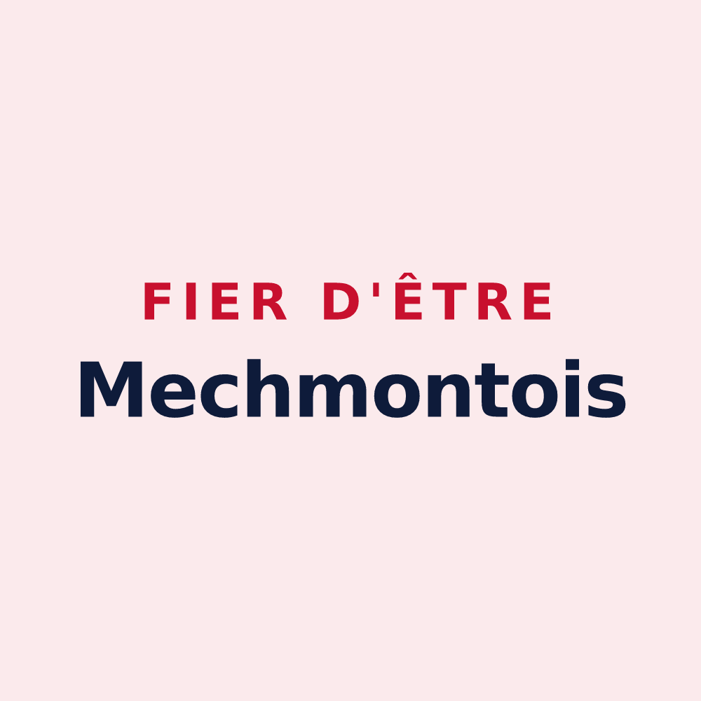 Magnet « Fier d'être Mechmontois » — design pour Mechmont