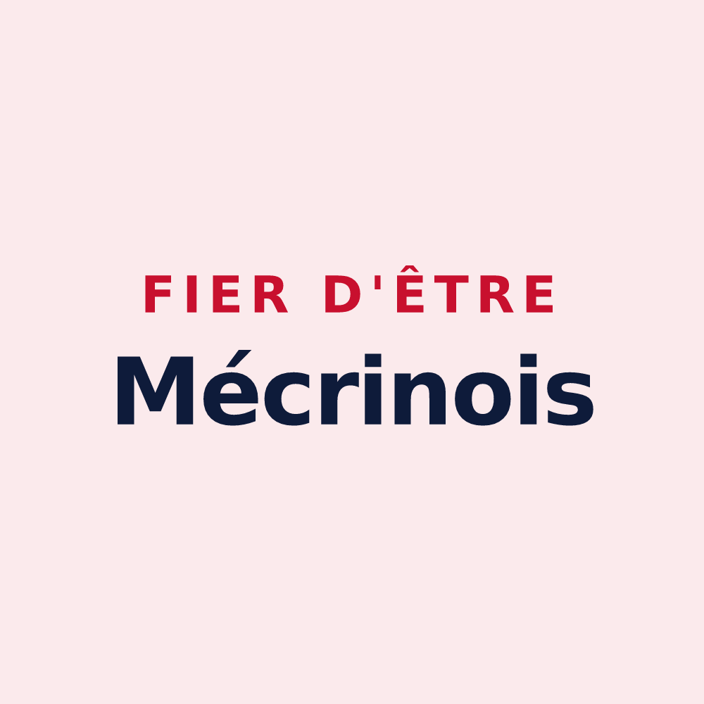 Magnet « Fier d'être Mécrinois » — design pour Mécrin
