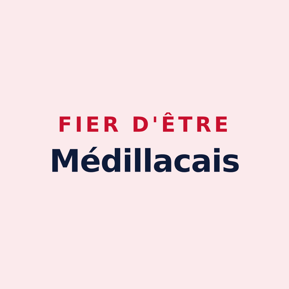 Magnet « Fier d'être Médillacais » — design pour Médillac