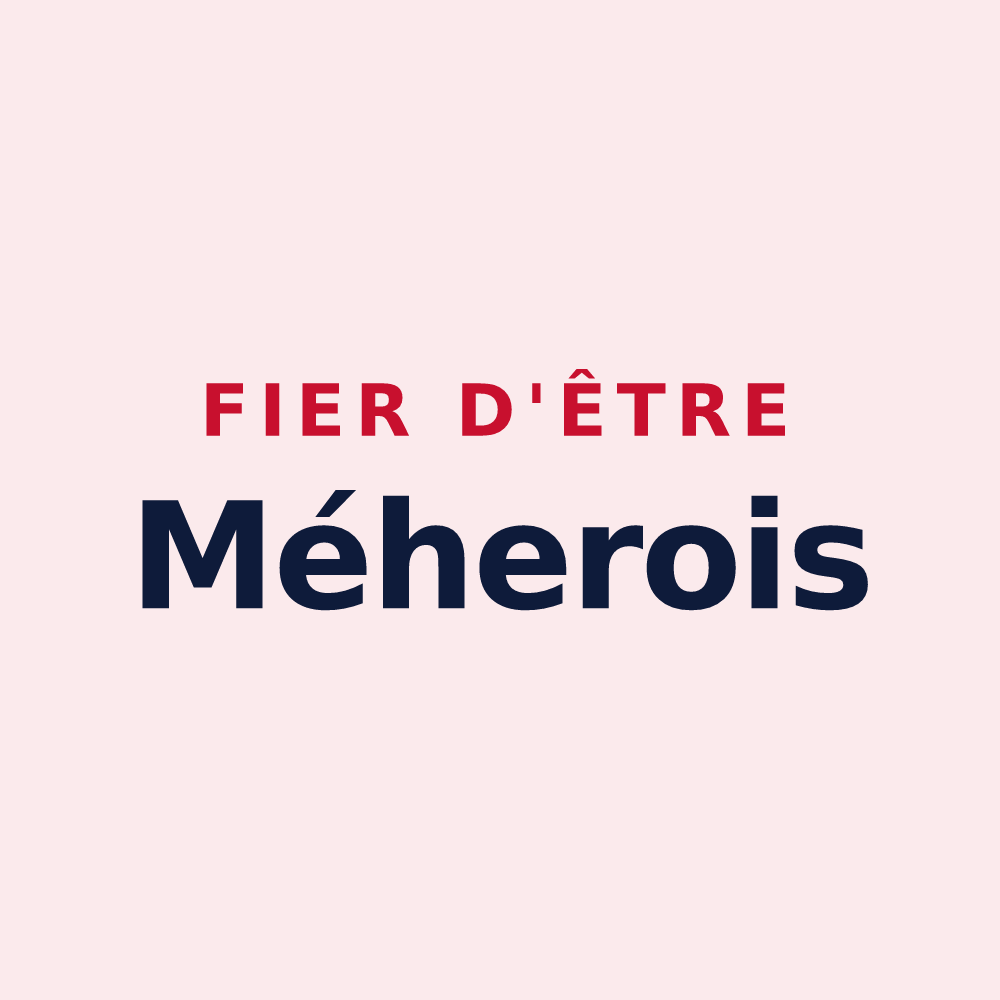 Magnet « Fier d'être Méherois » — design pour Méhers