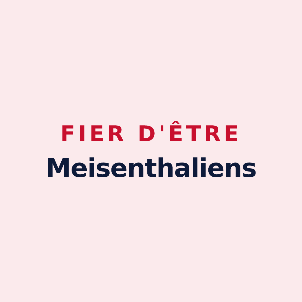 Magnet « Fier d'être Meisenthaliens » — design pour Meisenthal