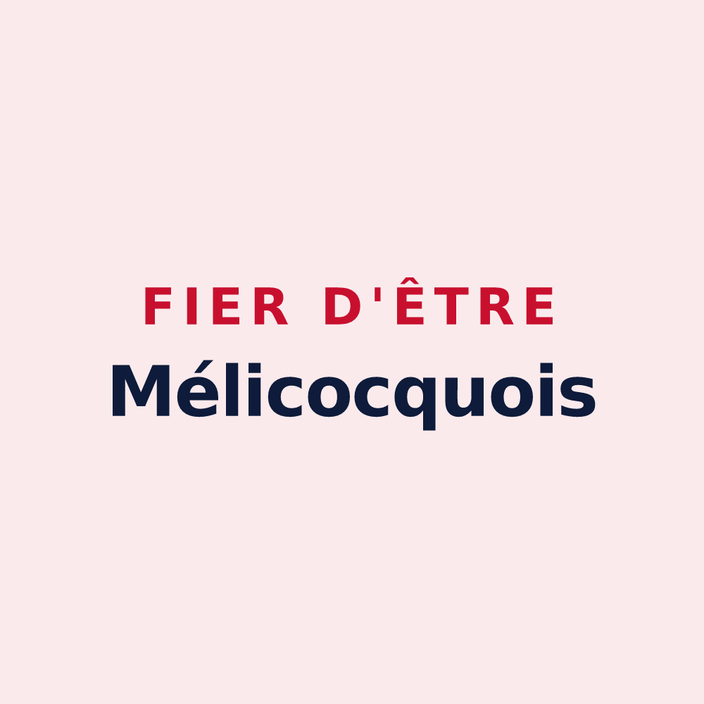 Magnet « Fier d'être Mélicocquois » — design pour Mélicocq