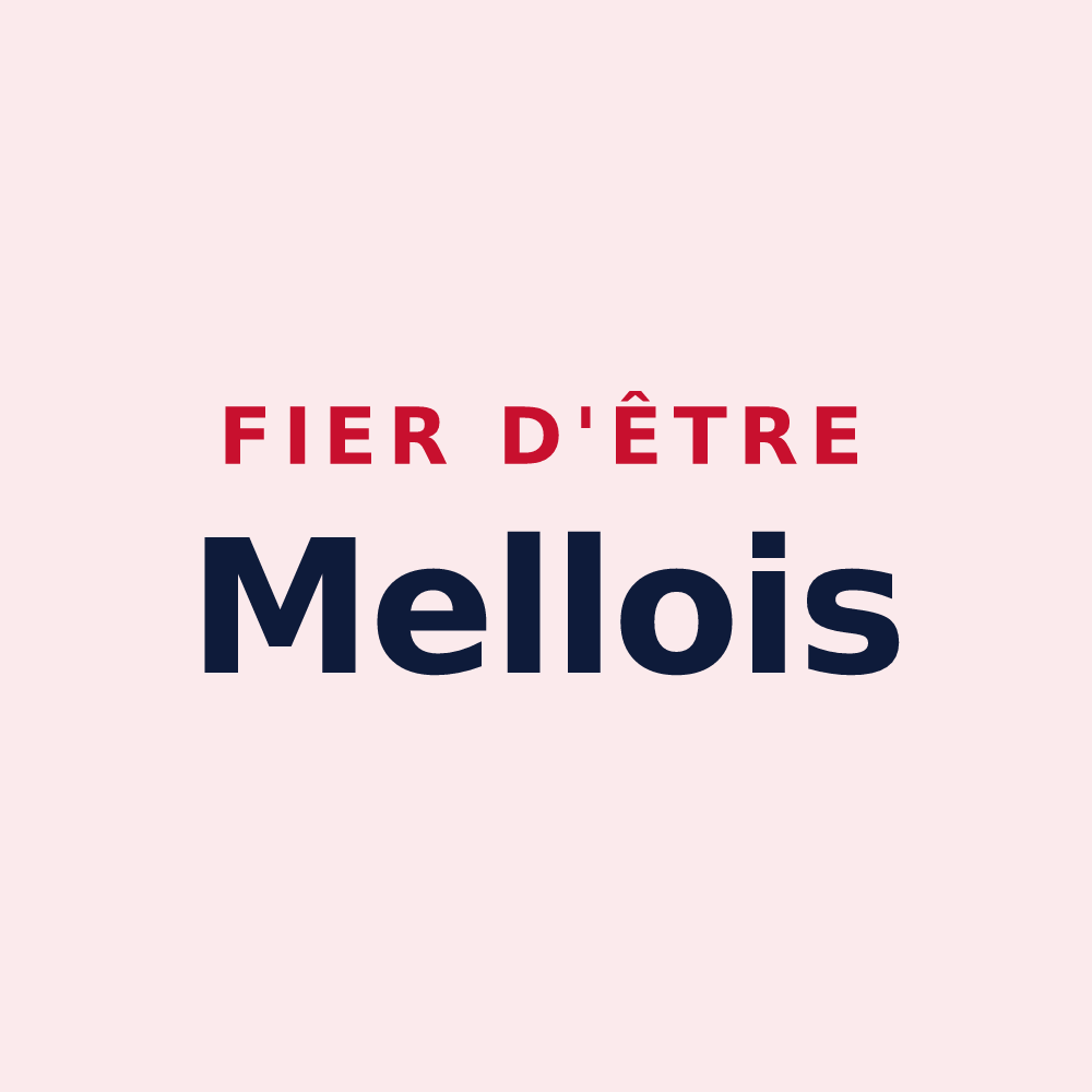 Magnet « Fier d'être Mellois » — design pour Melle
