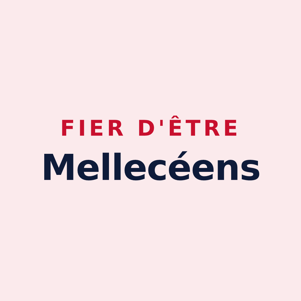 Magnet « Fier d'être Mellecéens » — design pour Mellecey