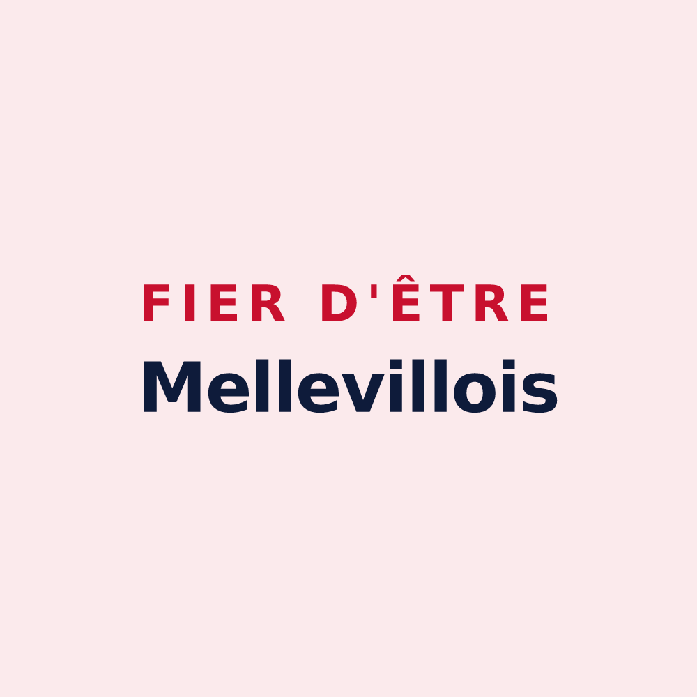 Magnet « Fier d'être Mellevillois » — design pour Melleville