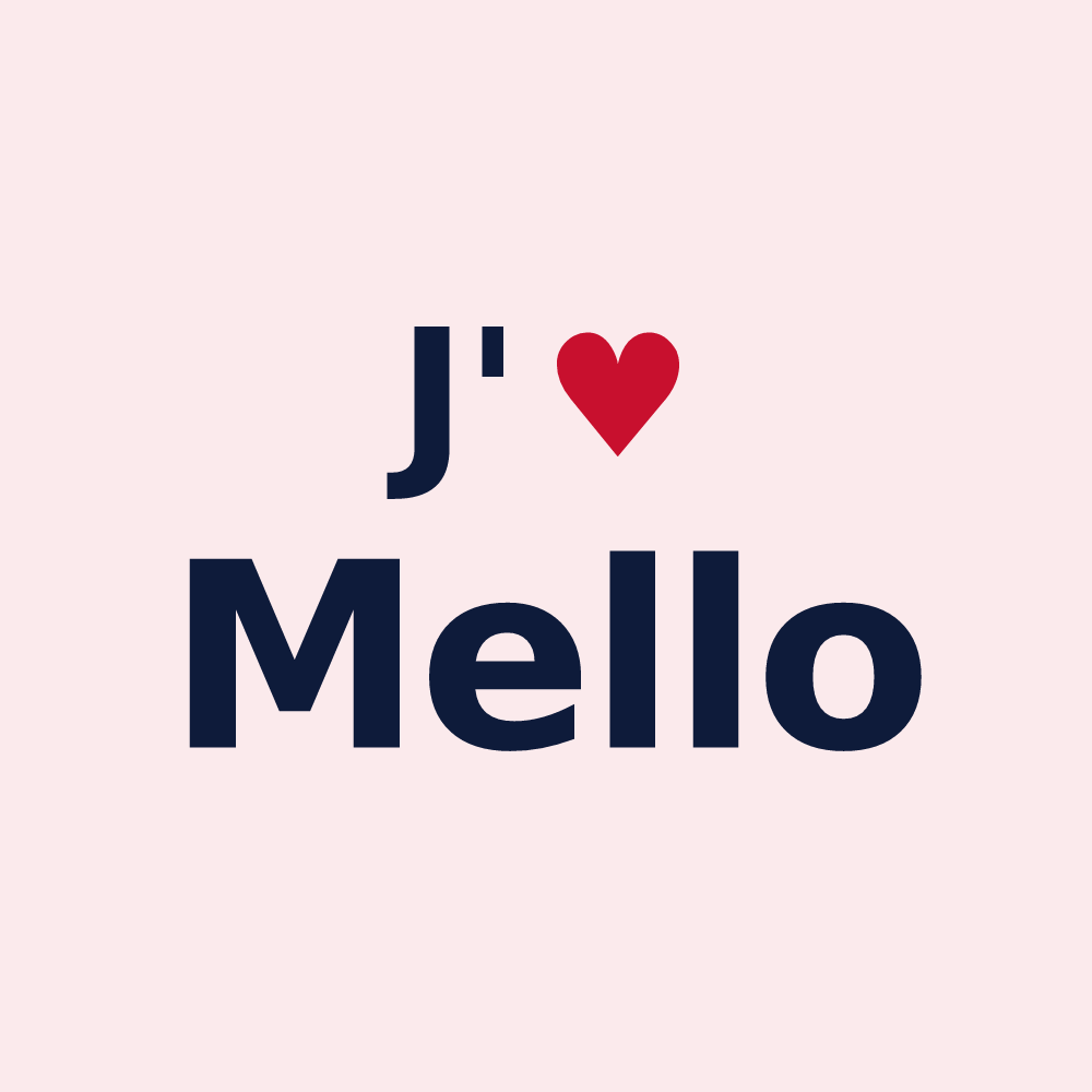 Magnet personnalisé Mello — design J'aime Mello