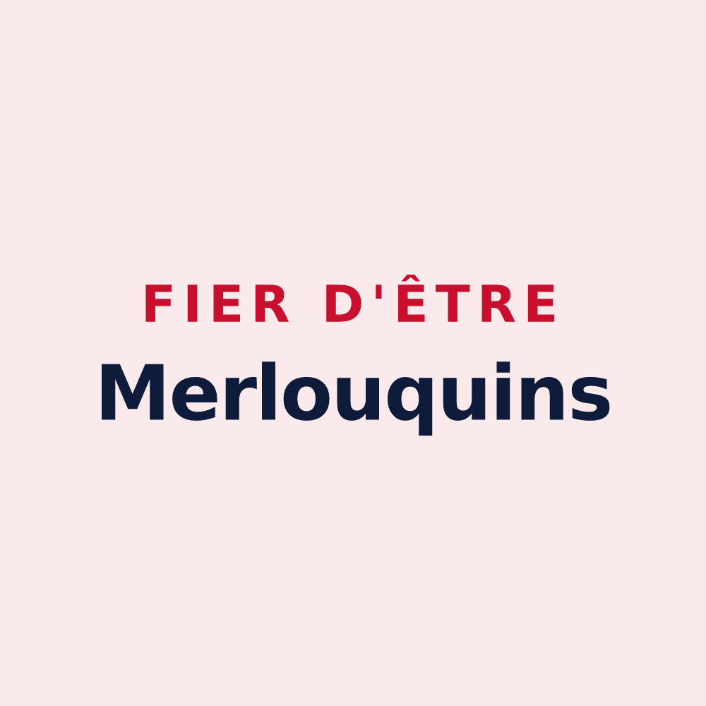 Magnet « Fier d'être Merlouquins » — design pour Mello