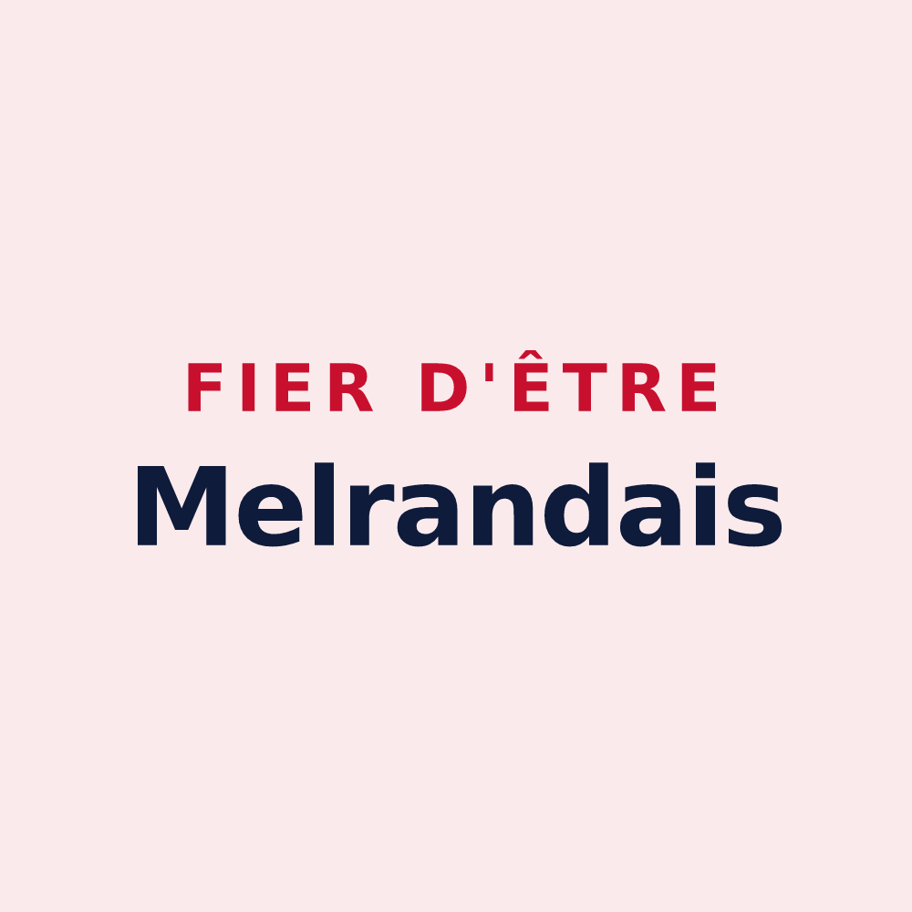 Magnet « Fier d'être Melrandais » — design pour Melrand