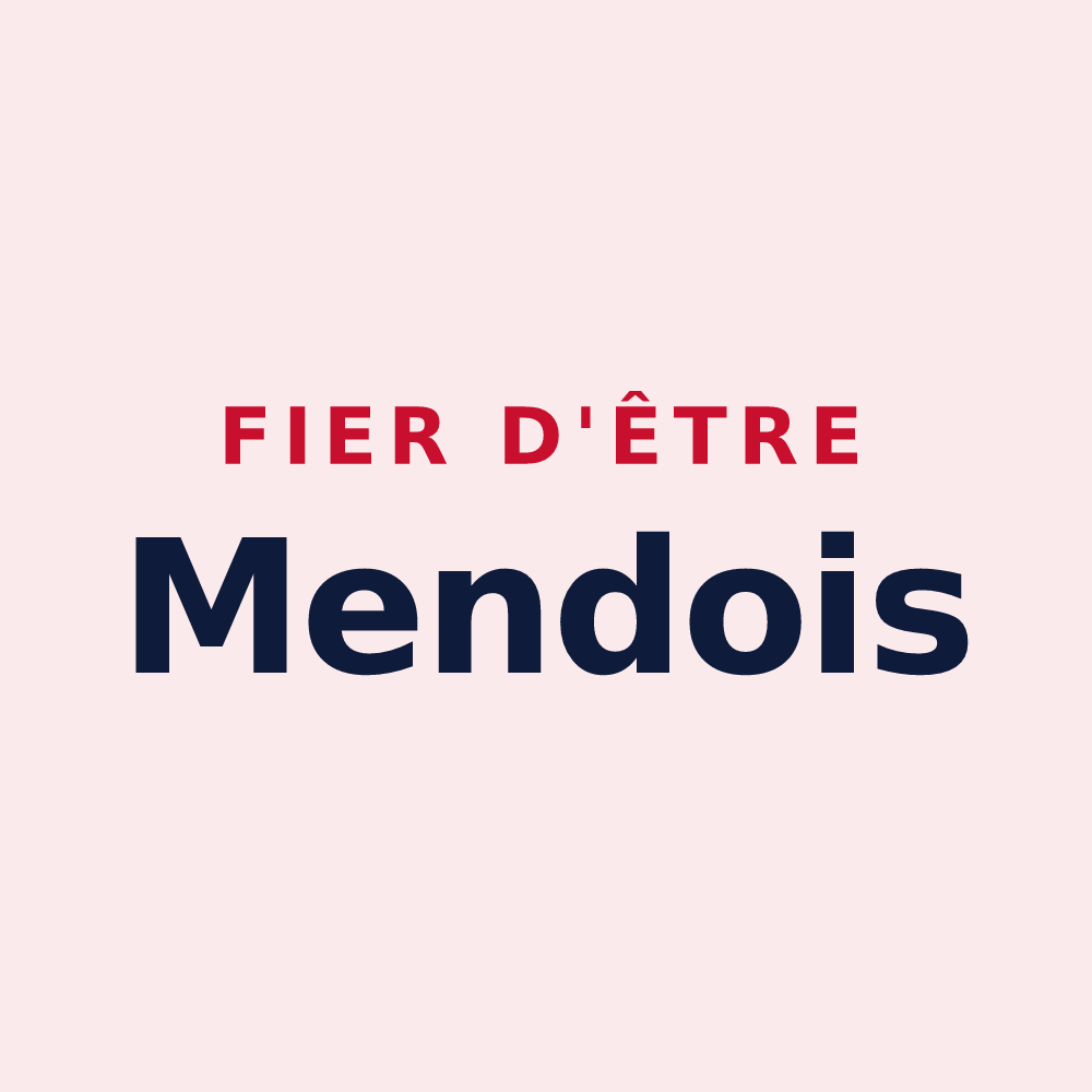 Magnet « Fier d'être Mendois » — design pour Mende