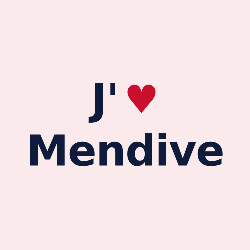 Magnet personnalisé Mendive — design J'aime Mendive