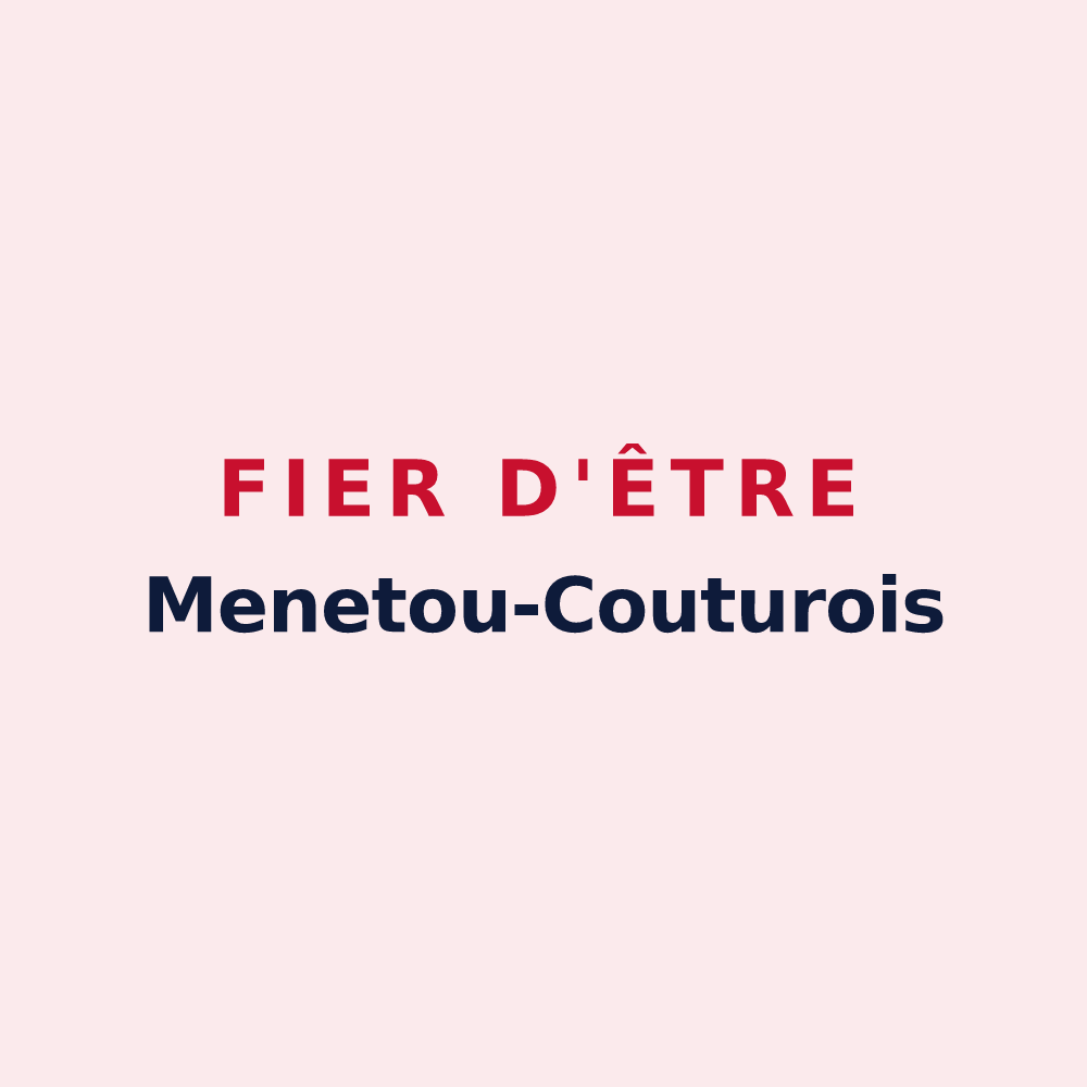Magnet « Fier d'être Menetou-Couturois » — design pour Menetou-Couture