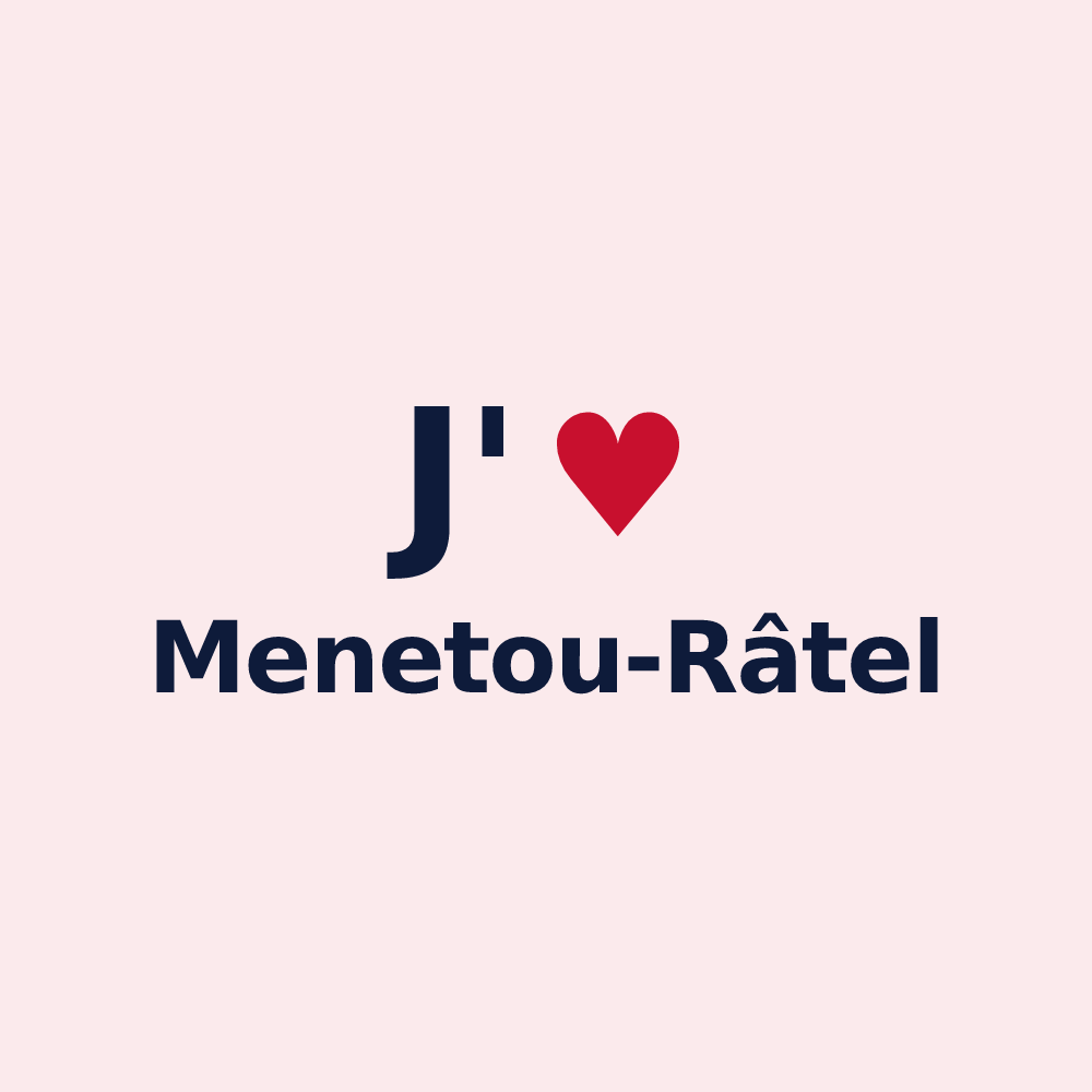 Magnet personnalisé Menetou-Râtel — design J'aime Menetou-Râtel