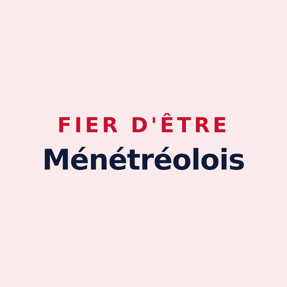 Magnet « Fier d'être Ménétréolois » — design pour Ménétréols-sous-Vatan