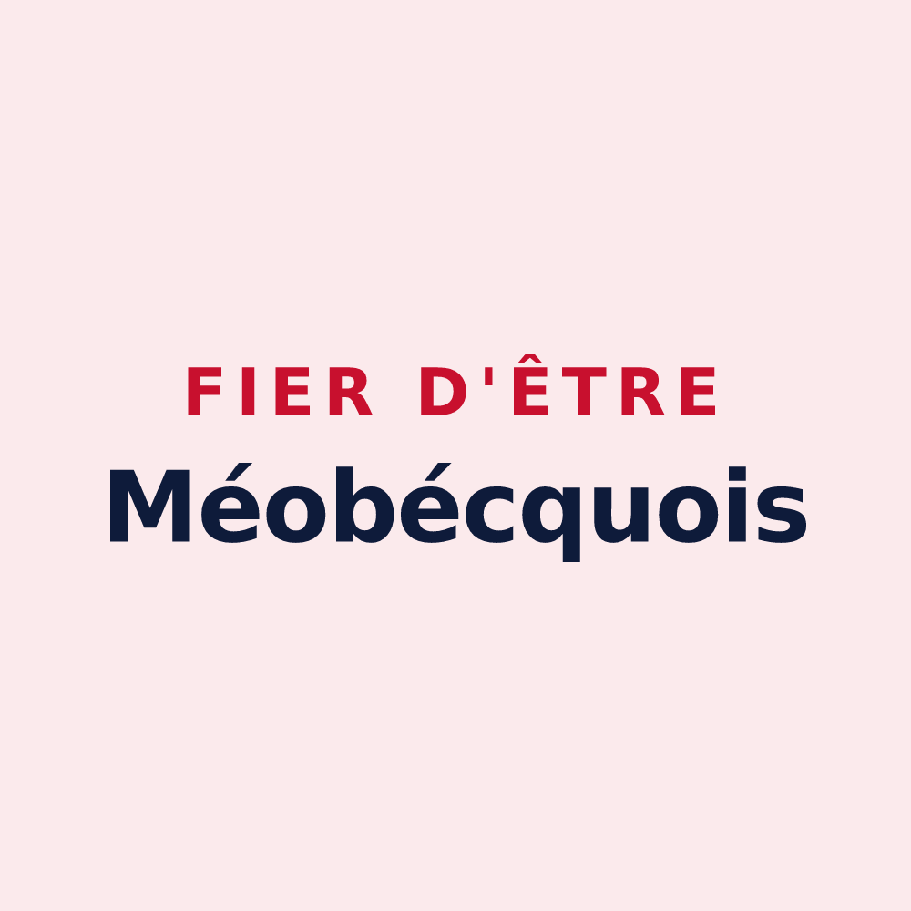Magnet « Fier d'être Méobécquois » — design pour Méobecq
