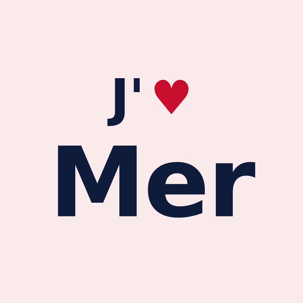Magnet personnalisé Mer — design J'aime Mer