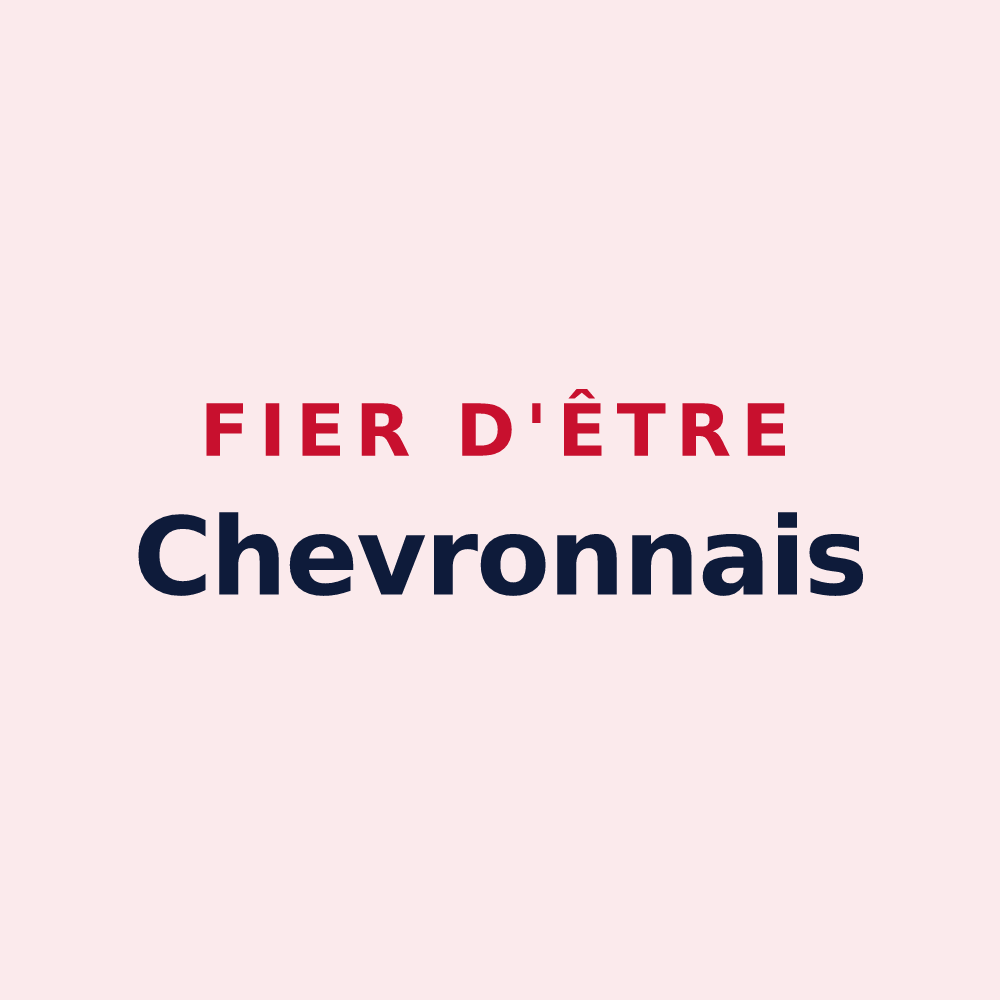 Magnet « Fier d'être Chevronnais » — design pour Mercury