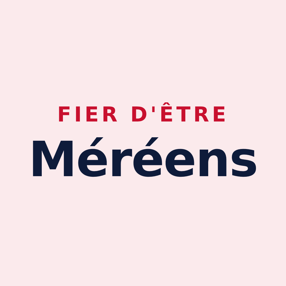 Magnet « Fier d'être Méréens » — design pour Méré