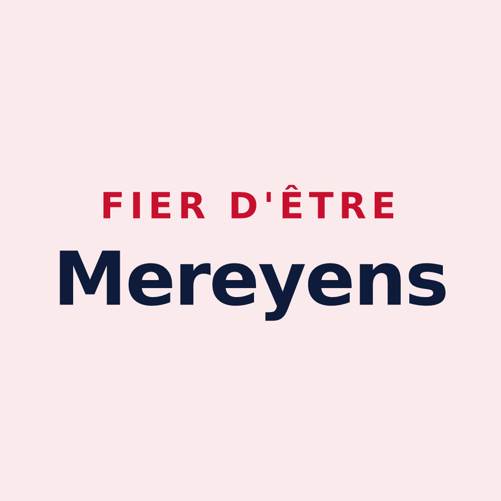 Magnet « Fier d'être Mereyens » — design pour Merey