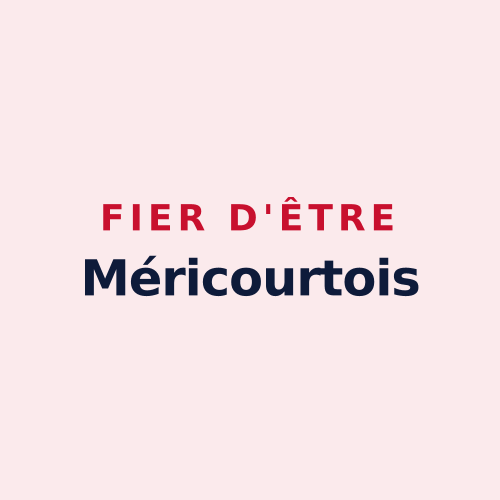 Magnet « Fier d'être Méricourtois » — design pour Méricourt