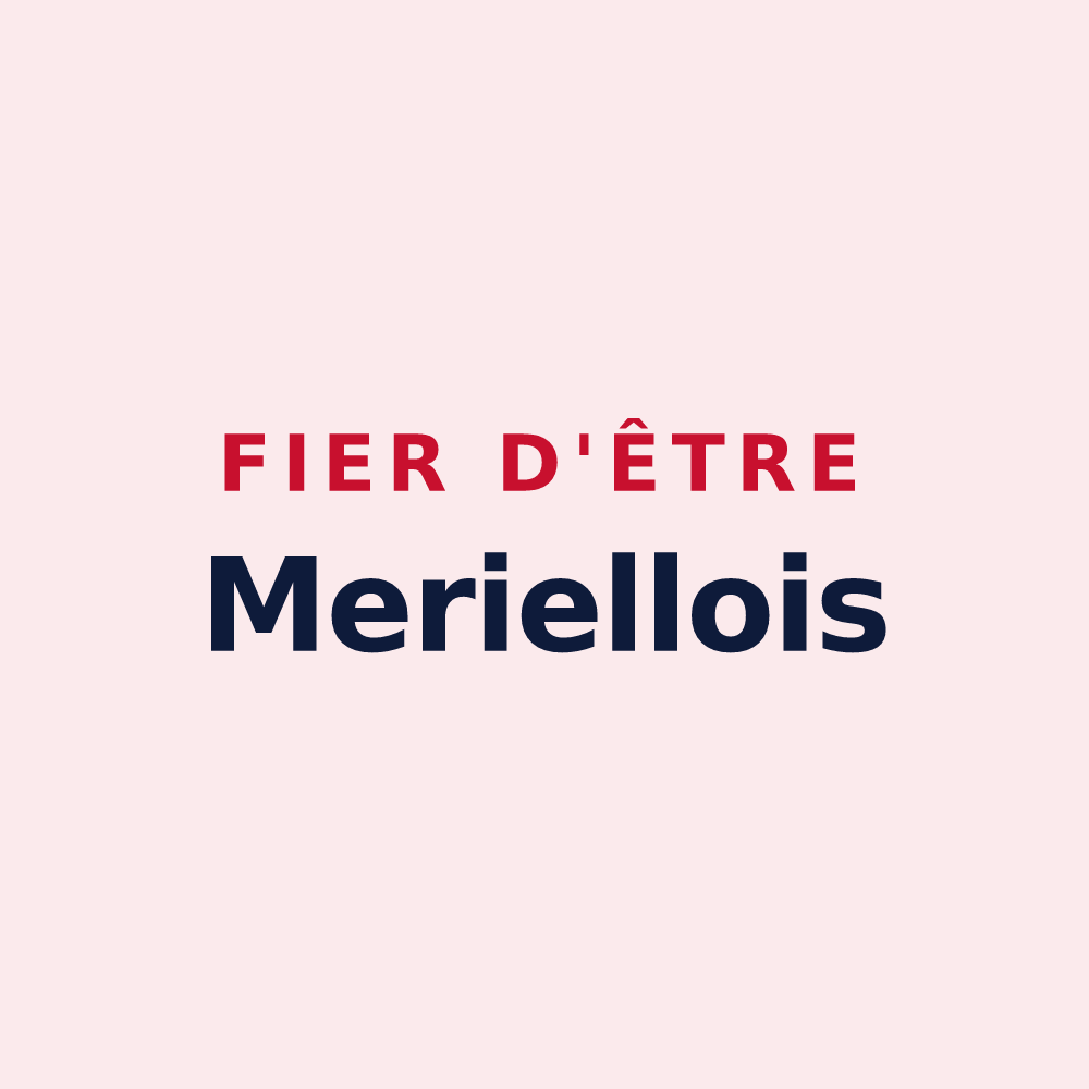 Magnet « Fier d'être Meriellois » — design pour Mériel