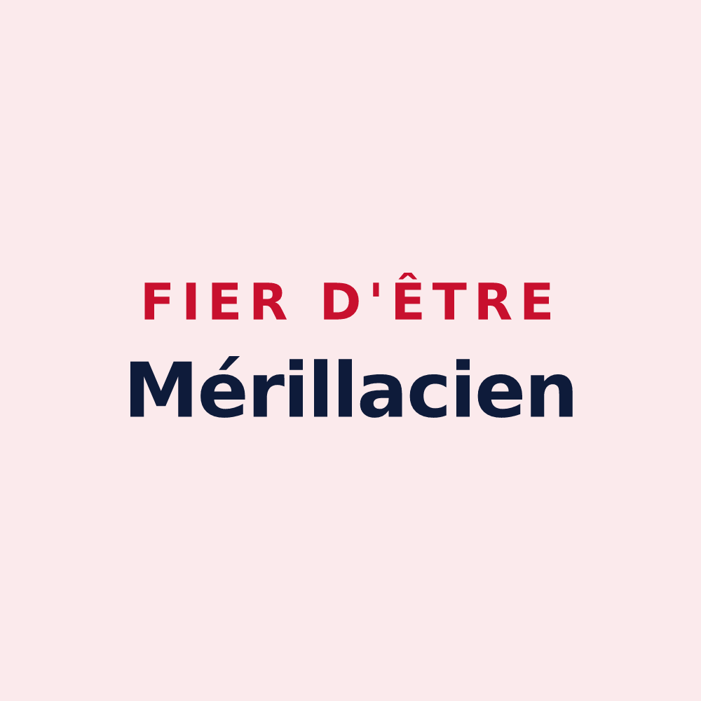 Magnet « Fier d'être Mérillacien » — design pour Mérillac