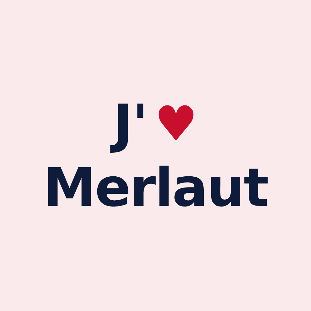 Magnet personnalisé Merlaut — design J'aime Merlaut