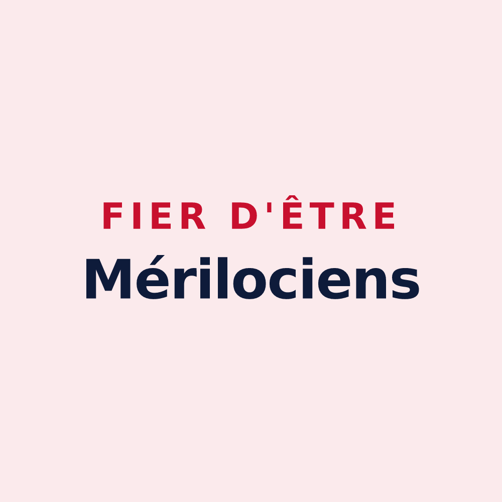 Magnet « Fier d'être Mérilociens » — design pour Merlieux-et-Fouquerolles