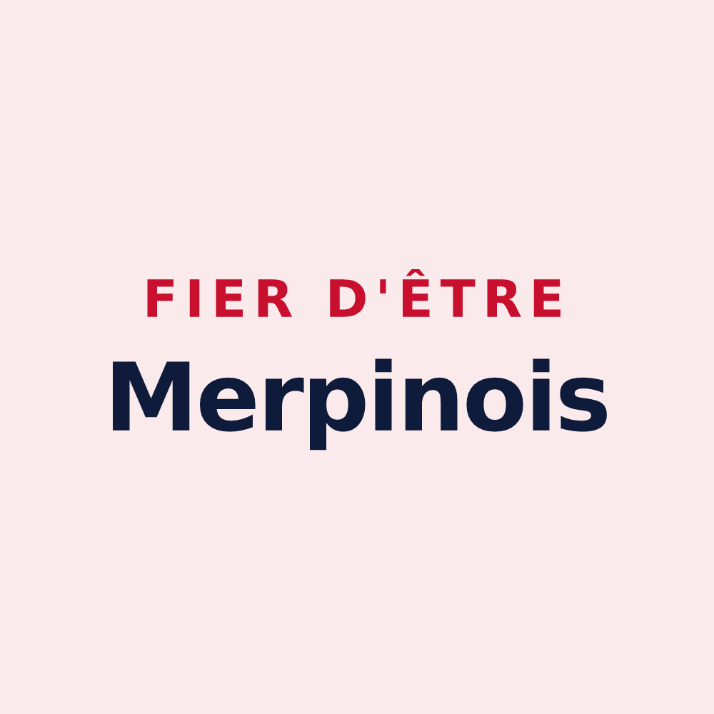 Magnet « Fier d'être Merpinois » — design pour Merpins