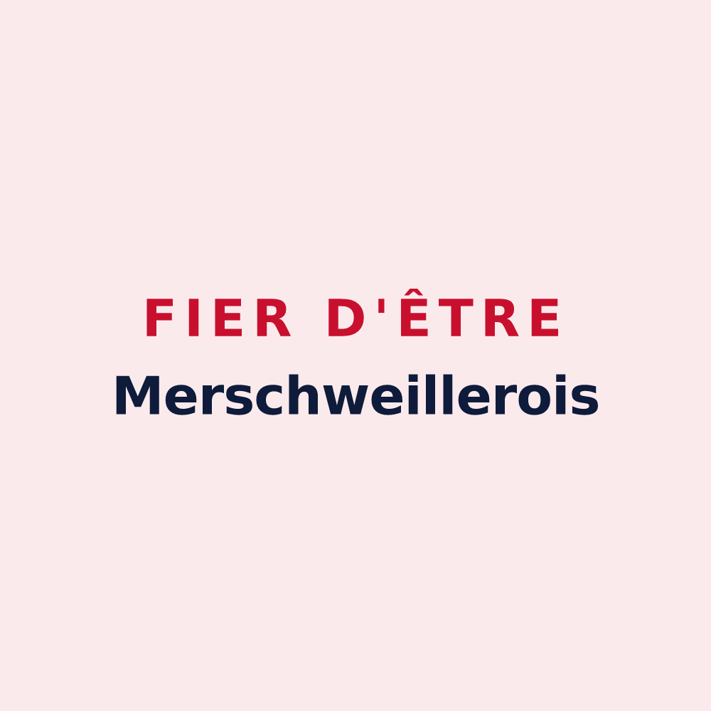 Magnet « Fier d'être Merschweillerois » — design pour Merschweiller