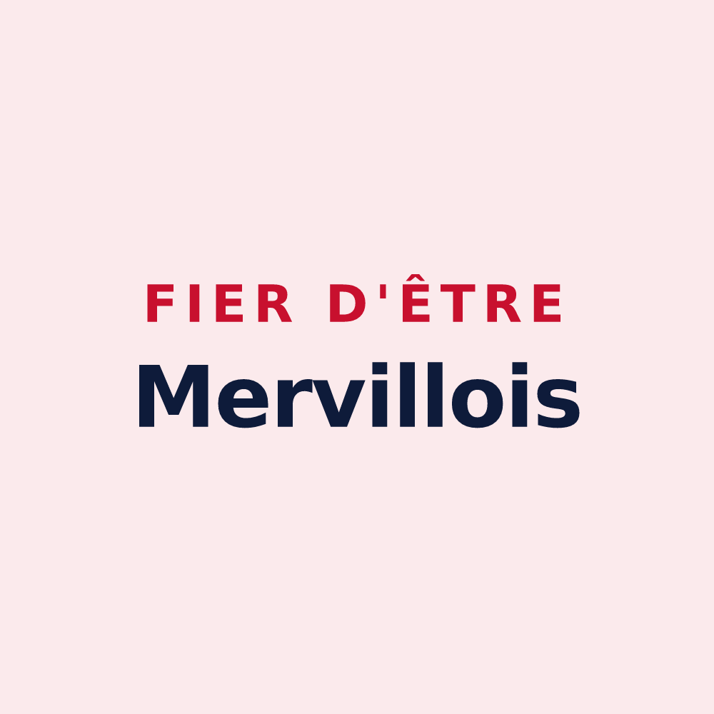 Magnet « Fier d'être Mervillois » — design pour Merville