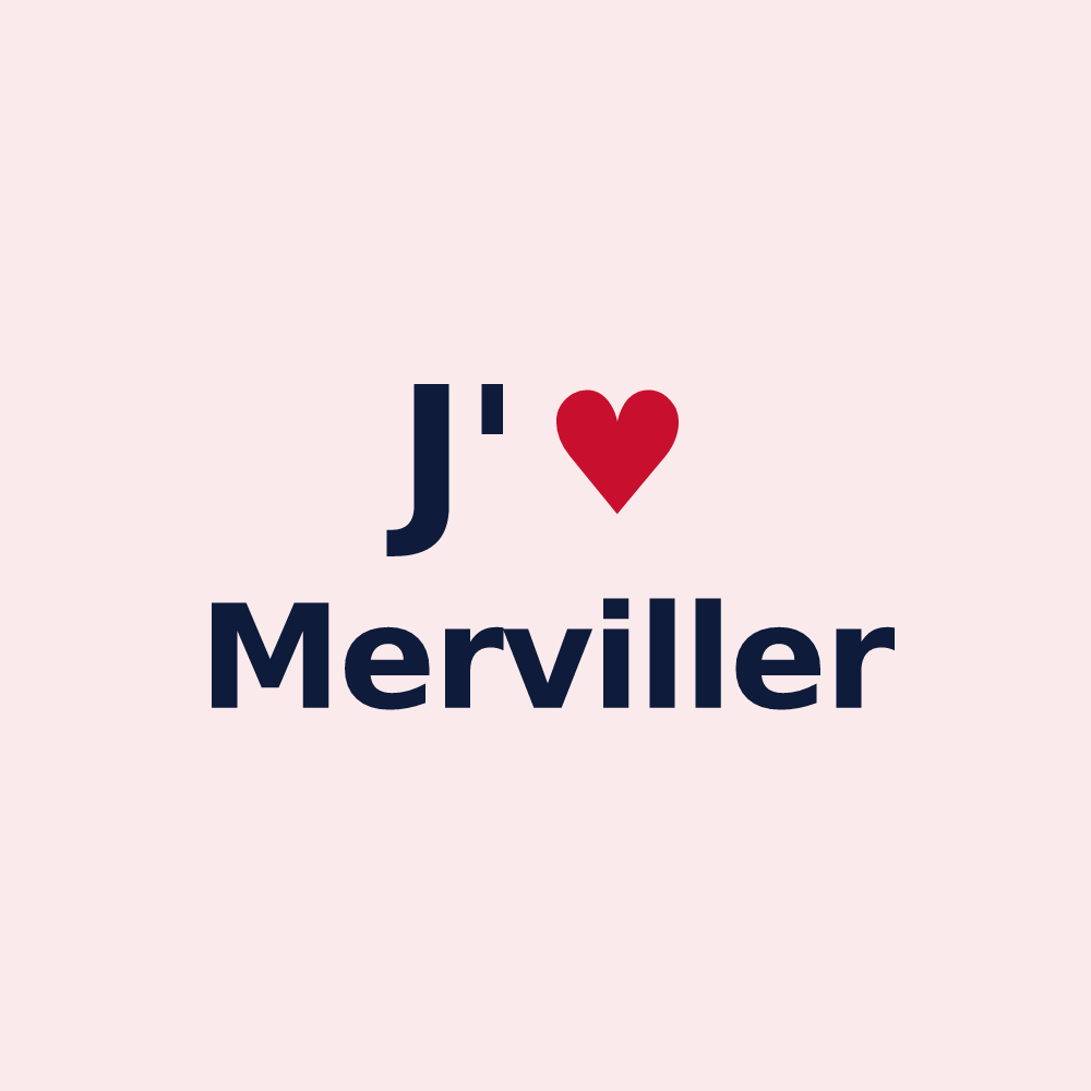 Magnet personnalisé Merviller — design J'aime Merviller