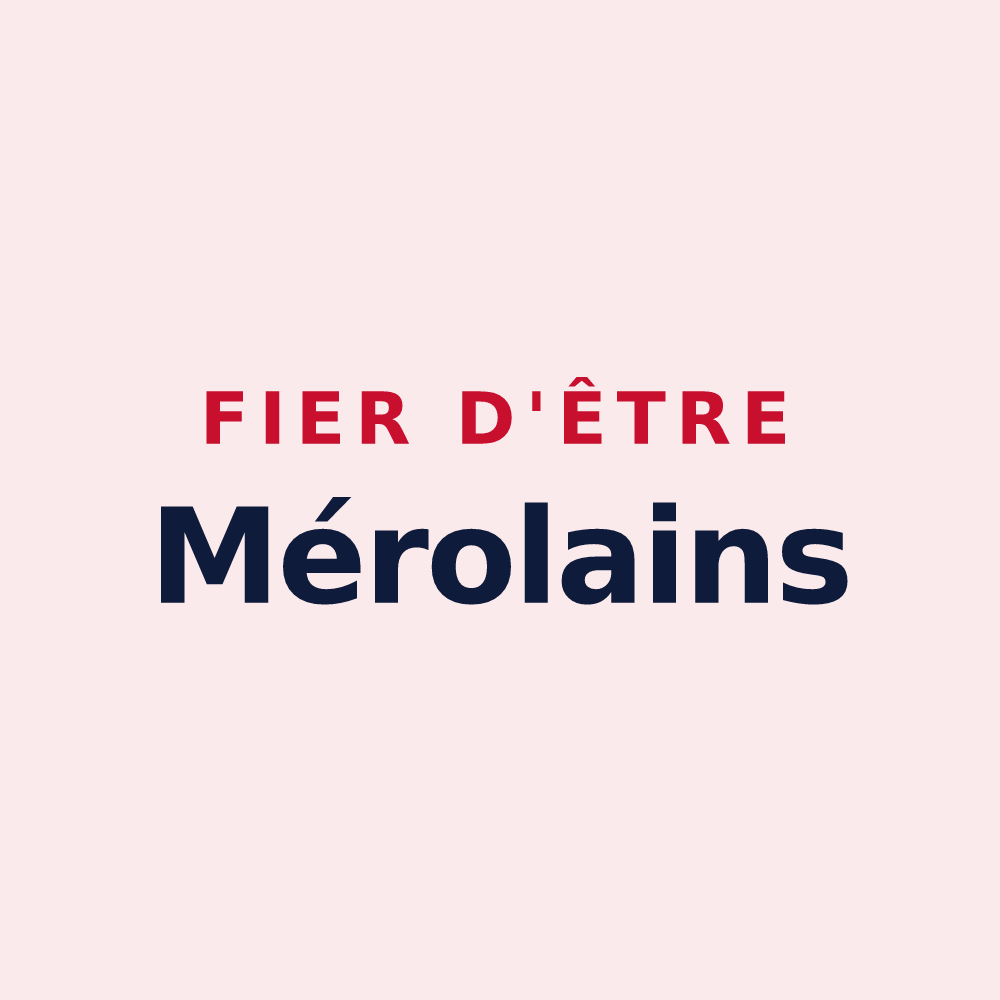 Magnet « Fier d'être Mérolains » — design pour Méry