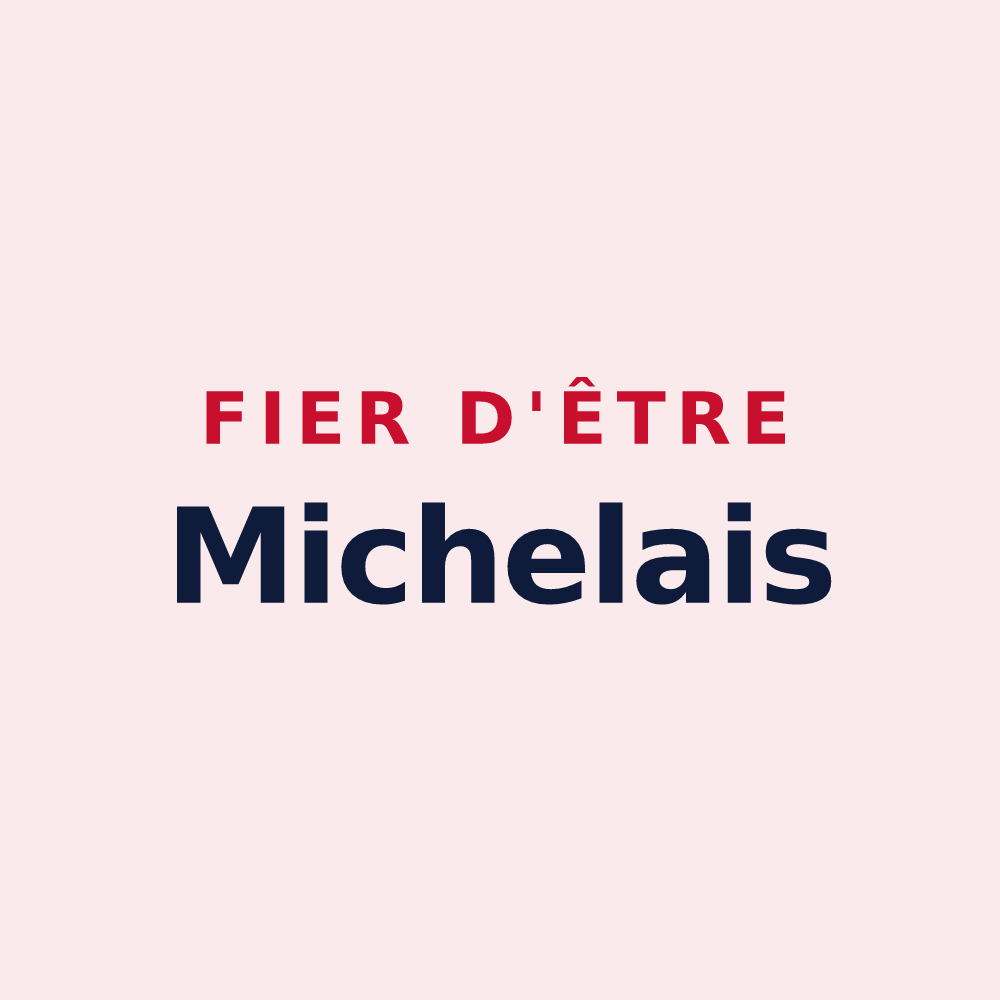 Magnet « Fier d'être Michelais » — design pour Meschers-sur-Gironde