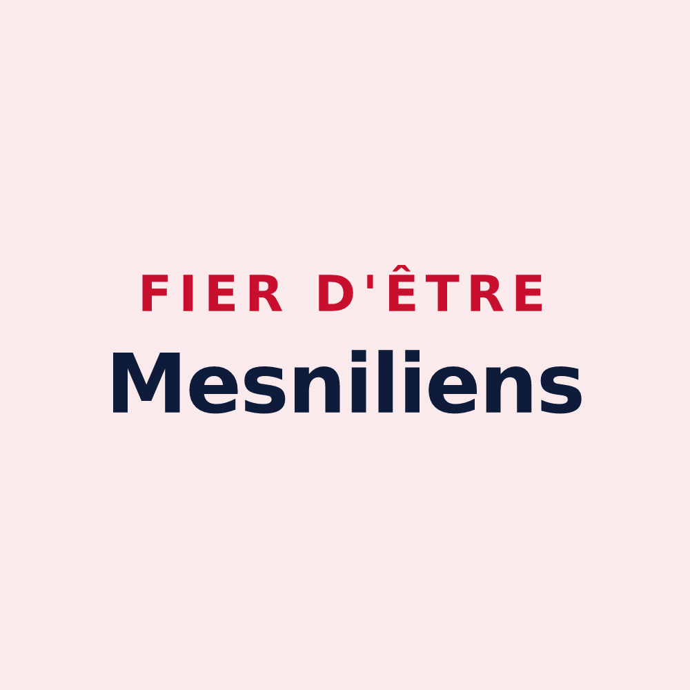 Magnet « Fier d'être Mesniliens » — design pour Mesnil-la-Comtesse