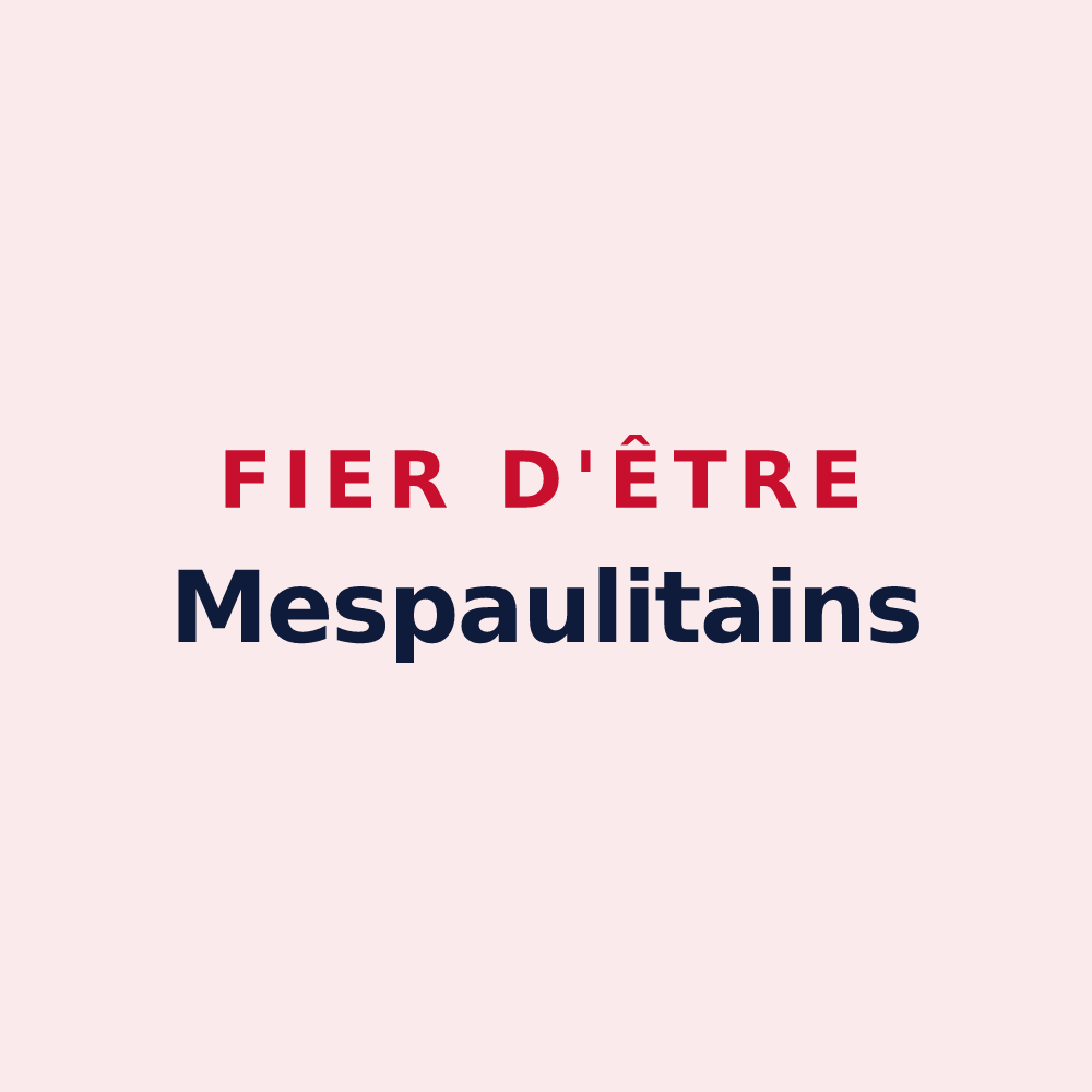 Magnet « Fier d'être Mespaulitains » — design pour Mespaul