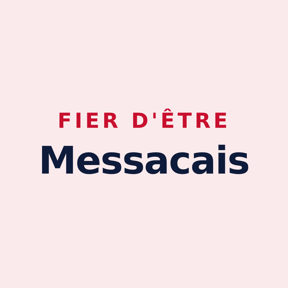 Magnet « Fier d'être Messacais » — design pour Messac