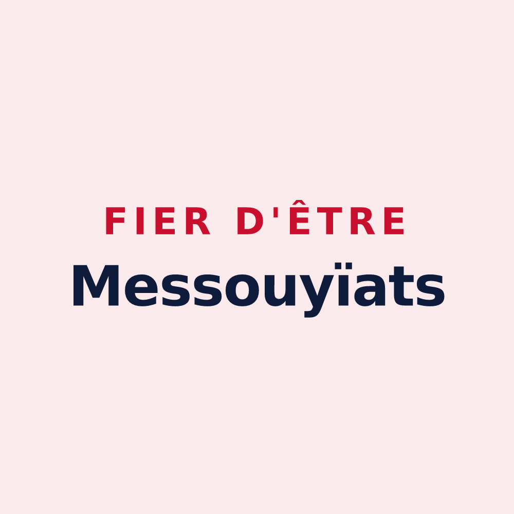 Magnet « Fier d'être Messouyïats » — design pour Messey-sur-Grosne