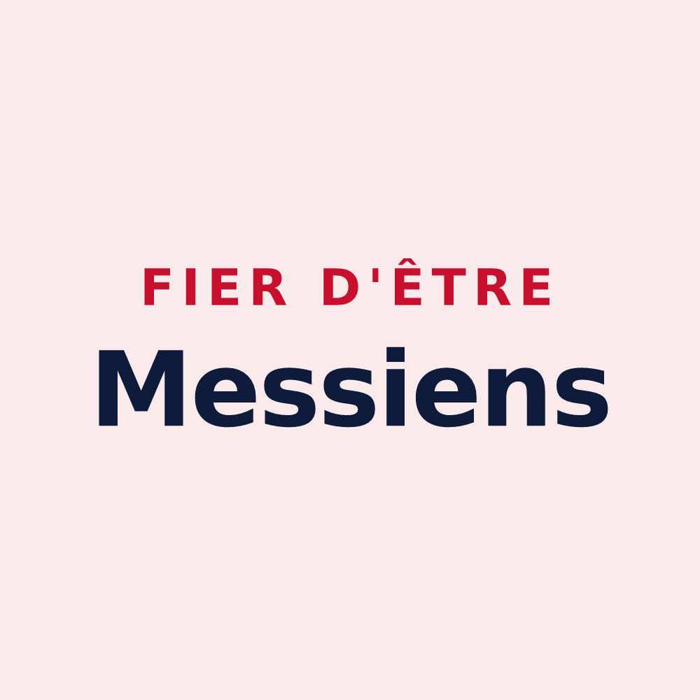 Magnet « Fier d'être Messiens » — design pour Messy