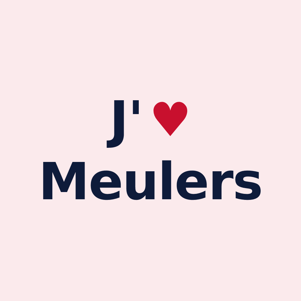 Magnet personnalisé Meulers — design J'aime Meulers