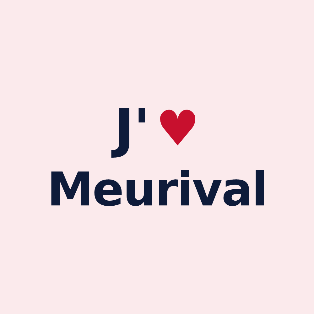 Magnet personnalisé Meurival — design J'aime Meurival