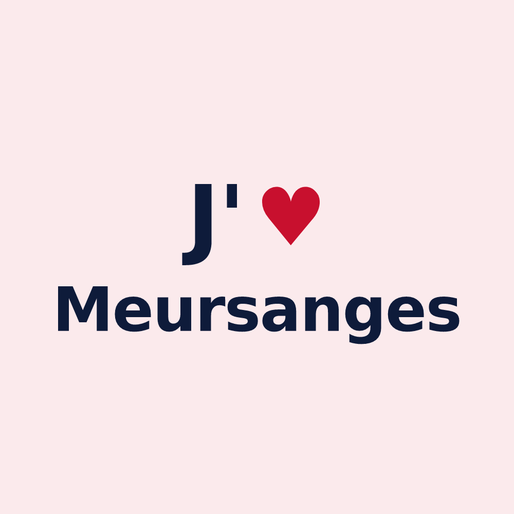 Magnet personnalisé Meursanges — design J'aime Meursanges