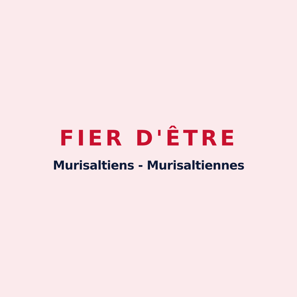 Magnet « Fier d'être Murisaltiens - Murisaltiennes » — design pour Meursault