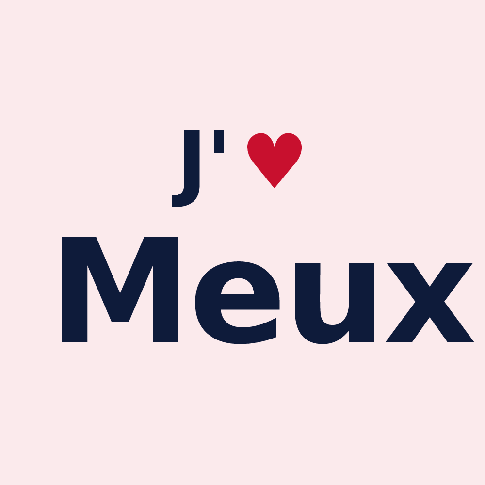 Magnet personnalisé Meux — design J'aime Meux