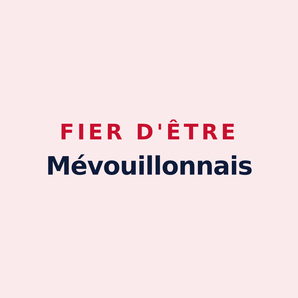 Magnet « Fier d'être Mévouillonnais » — design pour Mévouillon